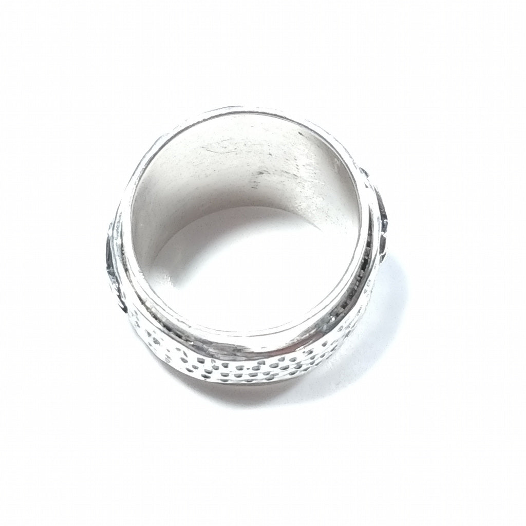 Anello fascia in argento 925 ANELLO artigianale stella marina – immagine4