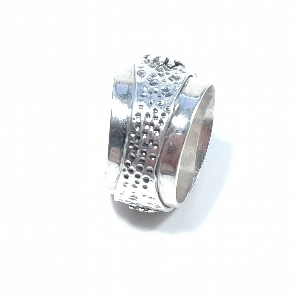 Anello fascia in argento 925 ANELLO artigianale stella marina – immagine3