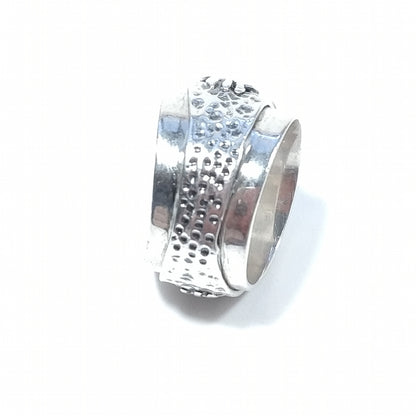 Anello fascia in argento 925 ANELLO artigianale stella marina – immagine3