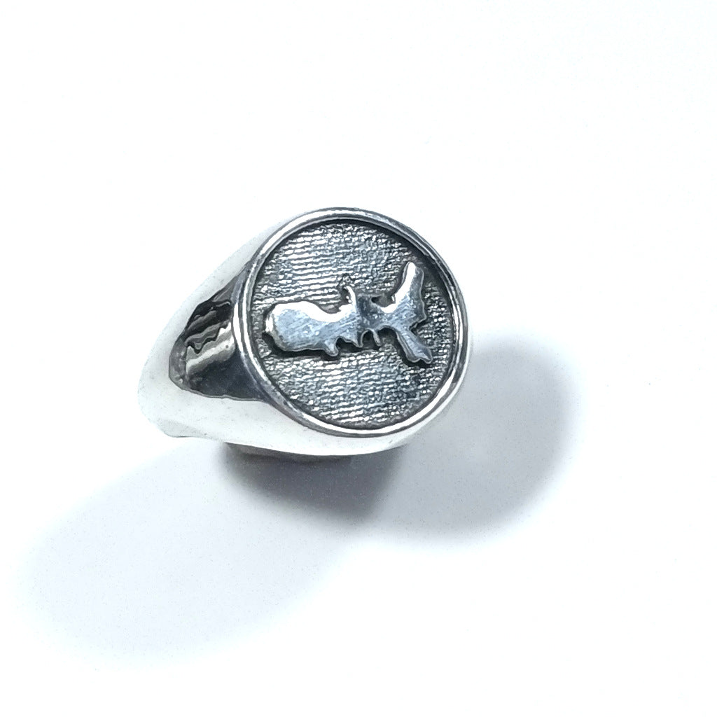 ANELLO artigianale in argento 925 Anello da Mignolo ELBA