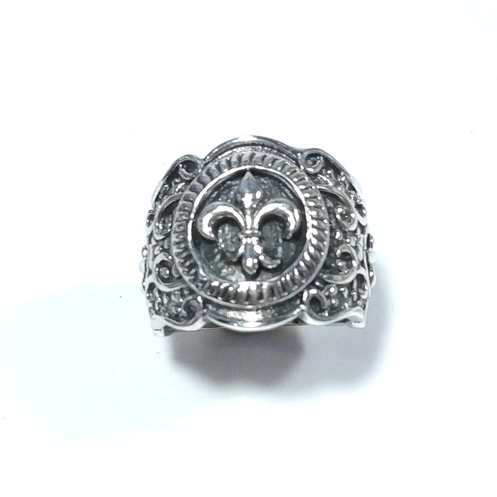 Anello artigianale in argento 925 - GIGLIO