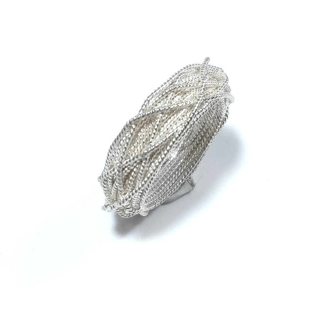 Anello fascia in argento 925 ANELLO artigianale | PEZZO UNICO – immagine4