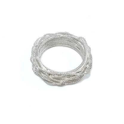 Anello fascia in argento 925 ANELLO artigianale | PEZZO UNICO – immagine3