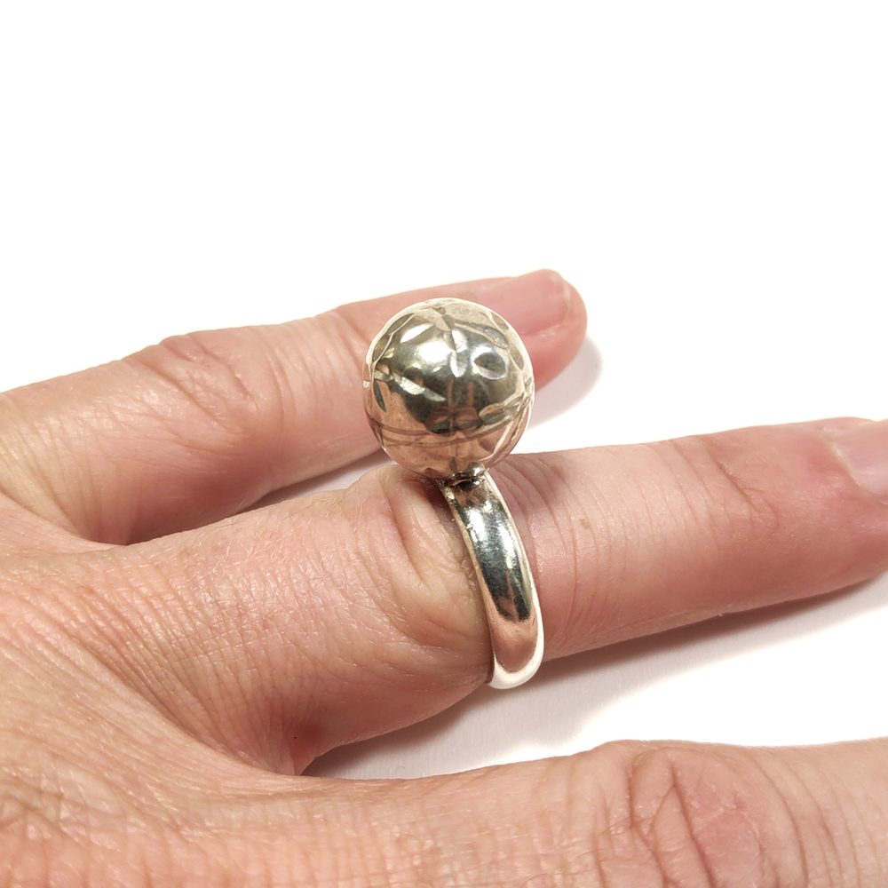 Anello fede in argento 925 ANELLO artigianale – immagine5