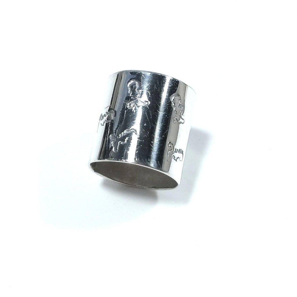 ANELLO artigianale in argento 925 Anello fascia | Elba a Porter
