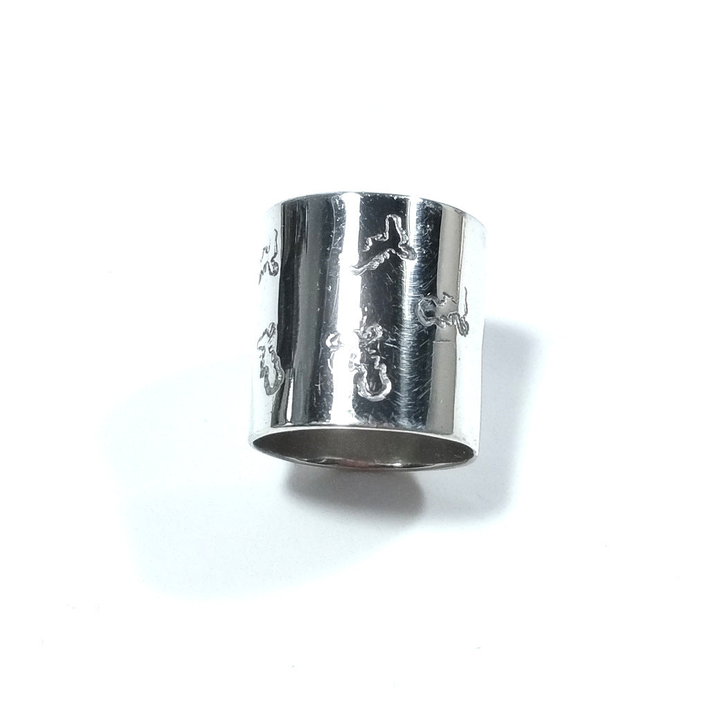 ANELLO artigianale in argento 925 Anello fascia | Elba a Porter