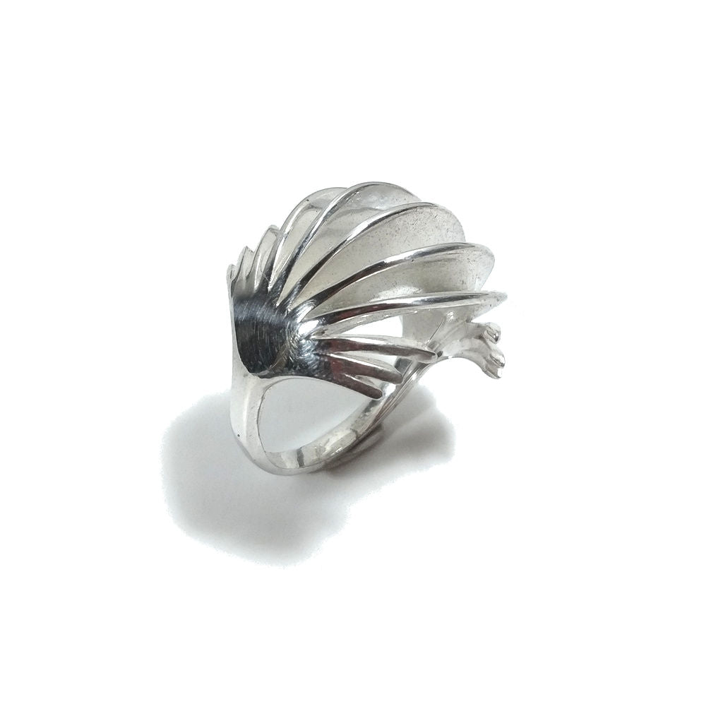 ANELLO artigianale in argento 925 Anello a spirale - NARR – dettagli