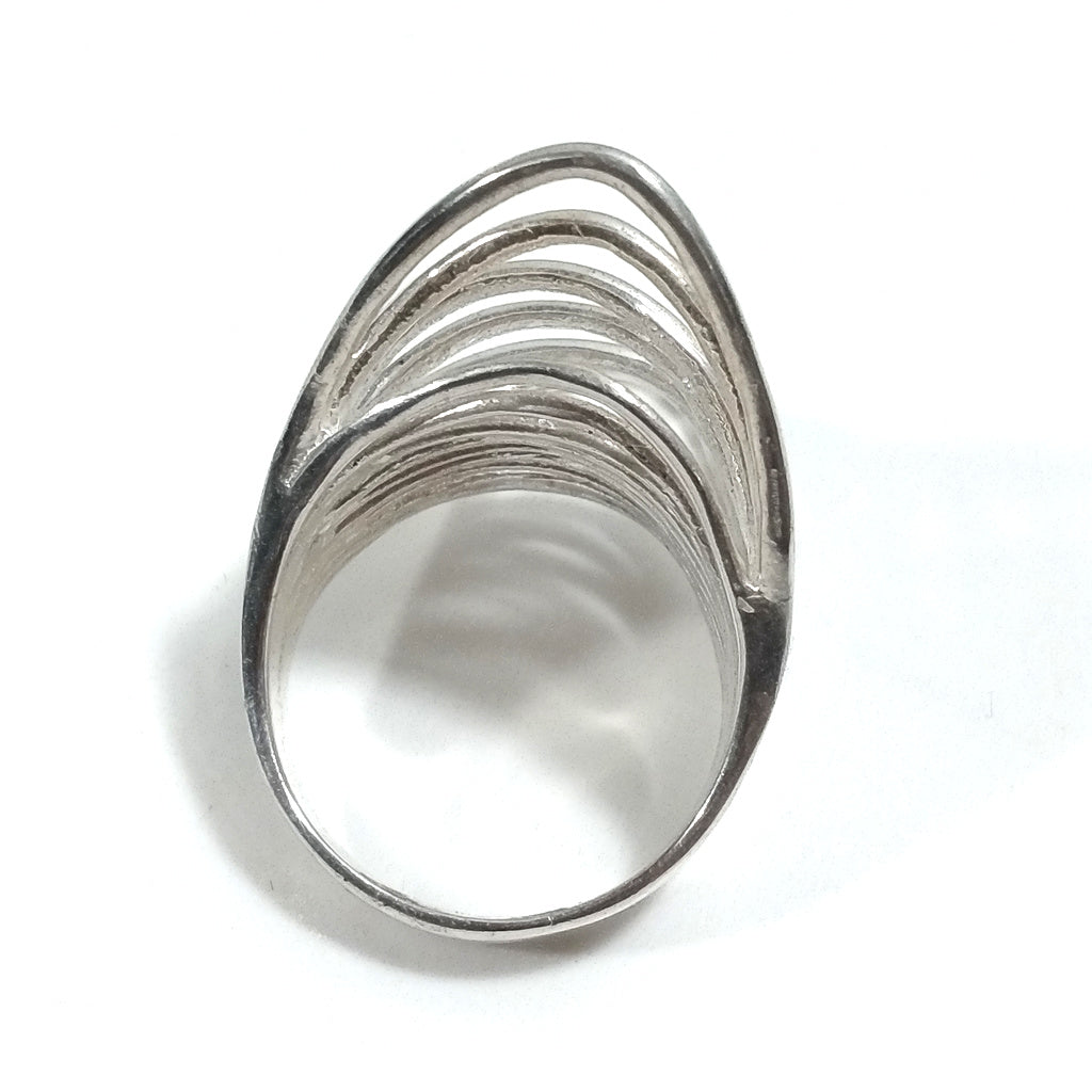 Anello fascia in argento 925 ANELLO artigianale | GIOIELLI Contemporanei in argento