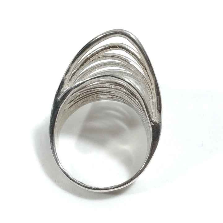 Anello fascia in argento 925 ANELLO artigianale | GIOIELLI Contemporanei in argento