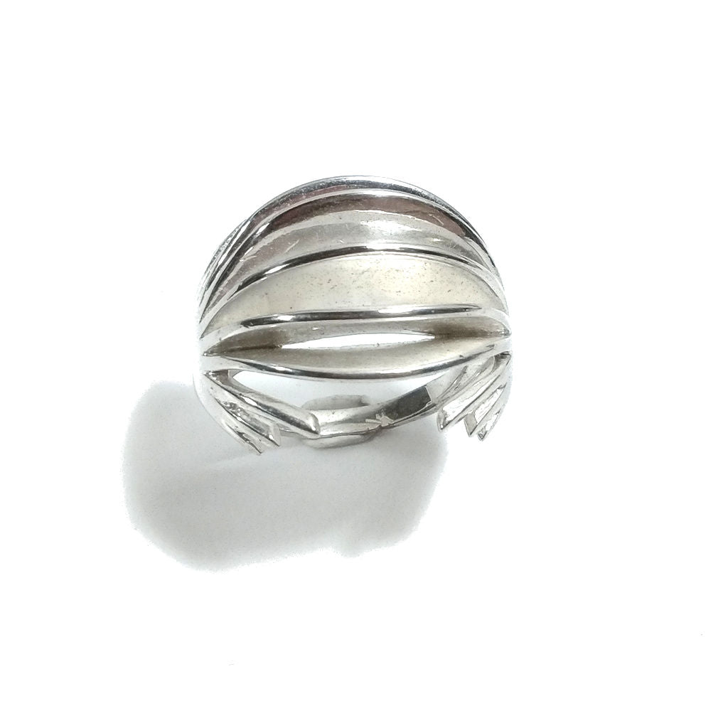 ANELLO artigianale in argento 925 Anello a spirale - NARR