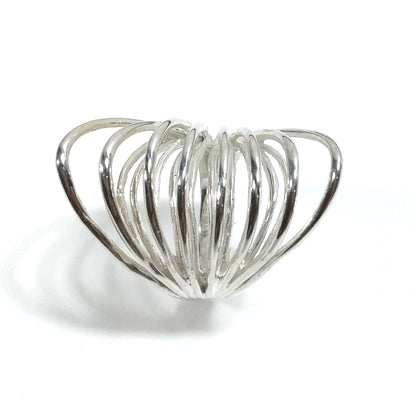 Anello fascia in argento 925 ANELLO artigianale | GIOIELLI Contemporanei in argento