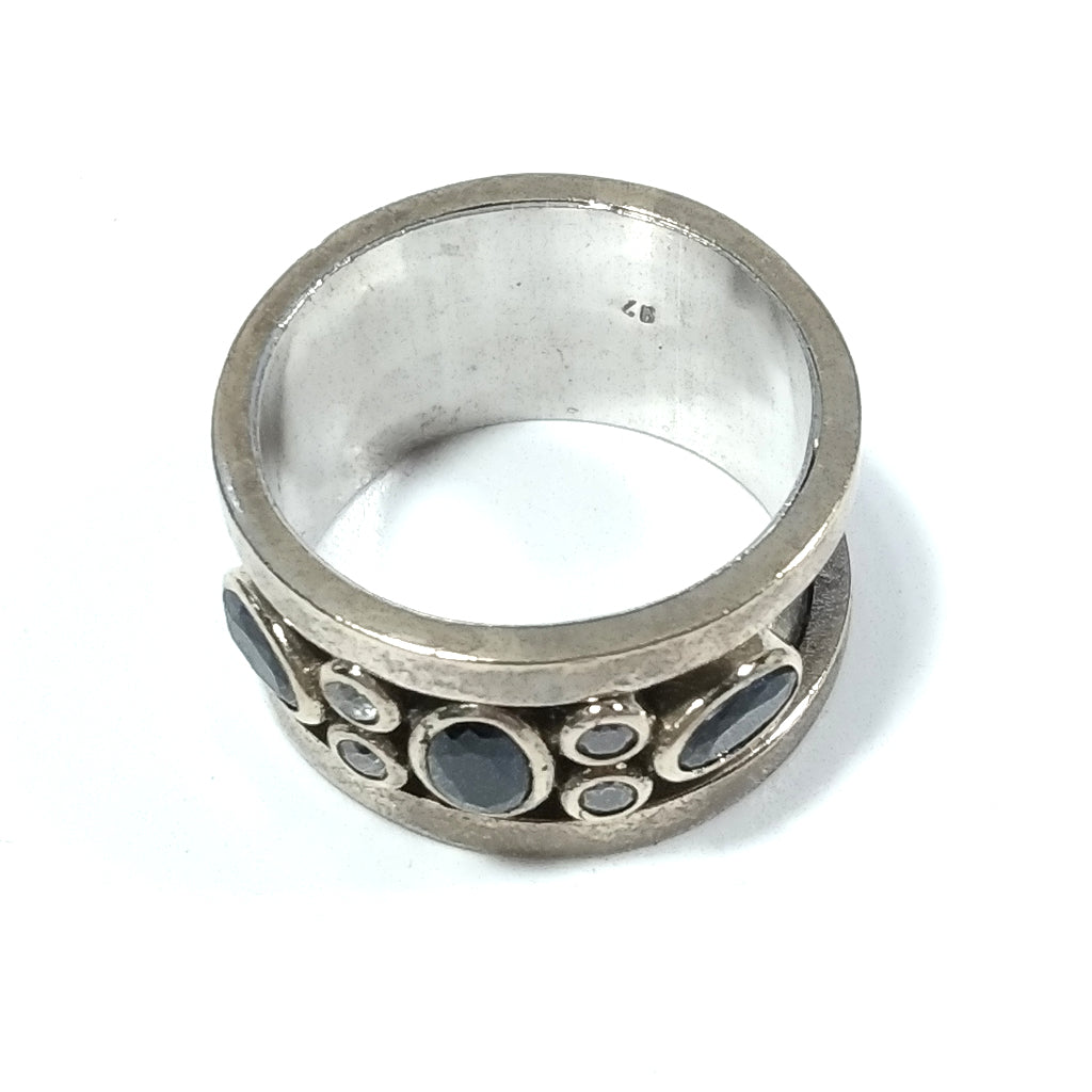 ANELLO artigianale in argento 925 Anello con pietra Zircone | GIOIELLI IN ARGENTO