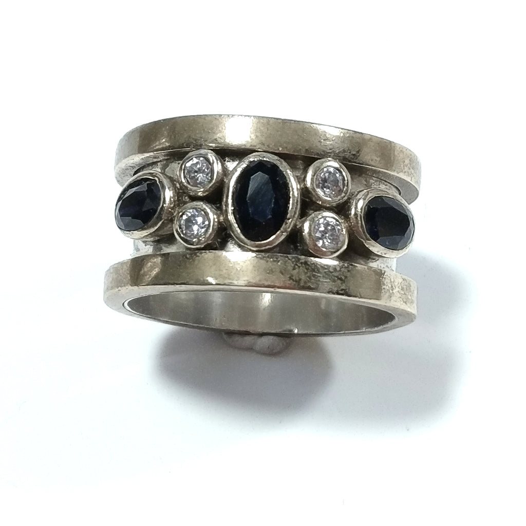 ANELLO artigianale in argento 925 Anello con pietra Zircone | GIOIELLI IN ARGENTO