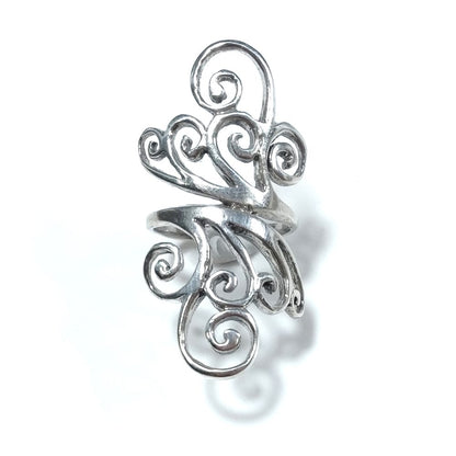 Anello fascia in argento 925 ANELLO artigianale | Spirale