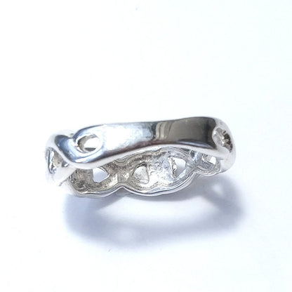 Anello fascia in argento 925 Anello d'argento | INFINITO