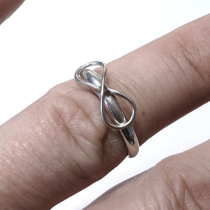 Anello fascia in argento 925 Anello d'argento | INFINITO – immagine10