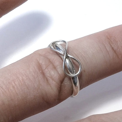 Anello fascia in argento 925 Anello d'argento | INFINITO – immagine12
