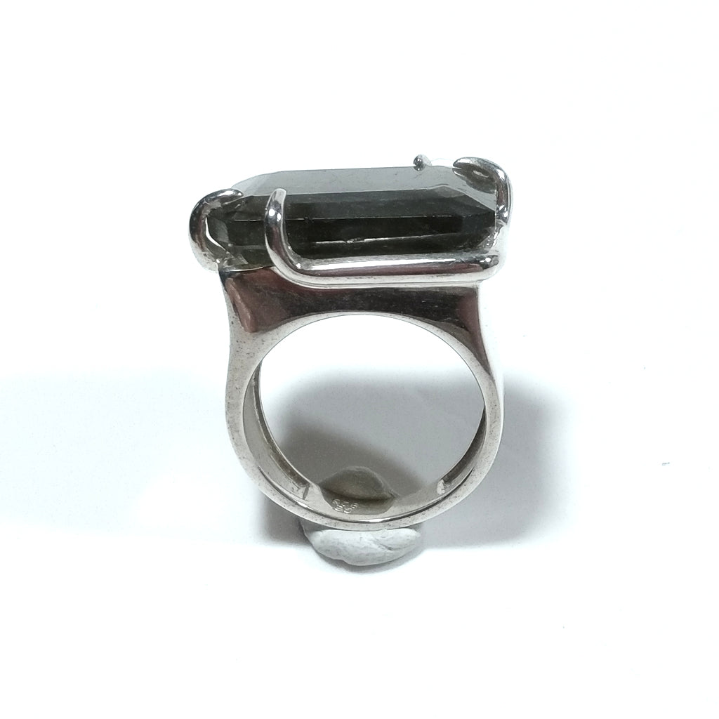 Anello con pietra in argento 925 ANELLO artigianale Labradorite – immagine7