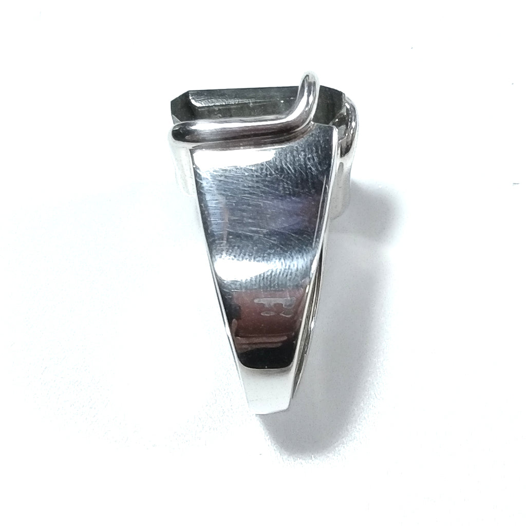 Anello con pietra in argento 925 ANELLO artigianale Labradorite – immagine5