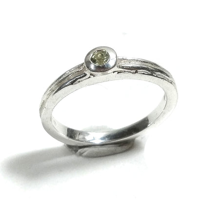 Anello artigianale in argento 925 con pietra | Artigianato artistico in argento 925