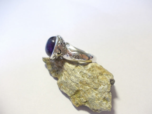 anello argento ametista