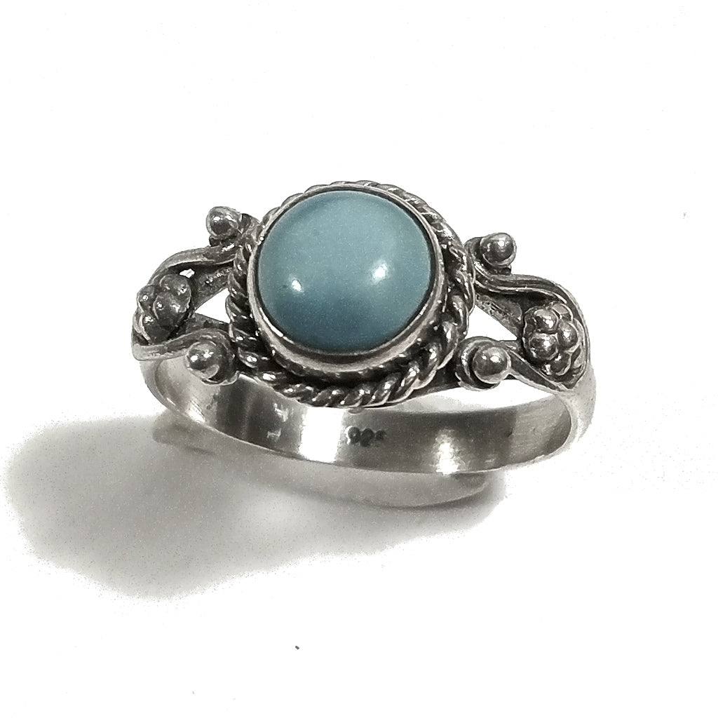 ANELLO artigianale in argento 925 con Turchese | GIOIELLI CON PIETRE