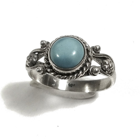 ANELLO artigianale in argento 925 con Turchese | GIOIELLI CON PIETRE