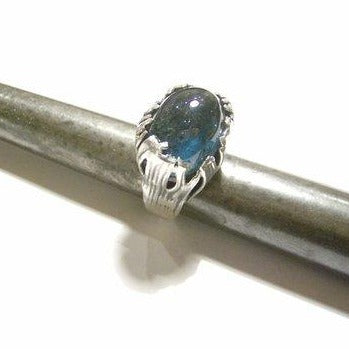 Anello turmalina indicolite