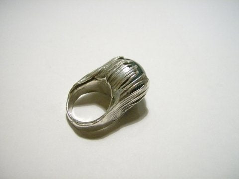 Anello turmalina indicolite