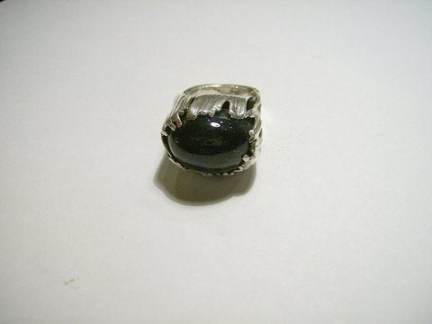 Anello turmalina indicolite