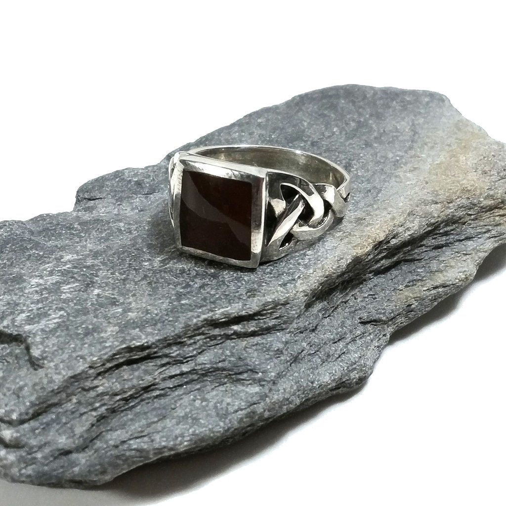 ANELLO artigianale in argento 925 Anello con Corniola | GIOIELLI UOMO