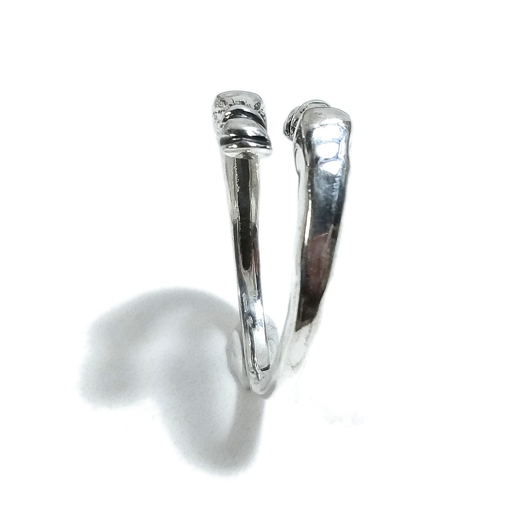 Anello Cavallo in argento 925 - FURIA – aperto
