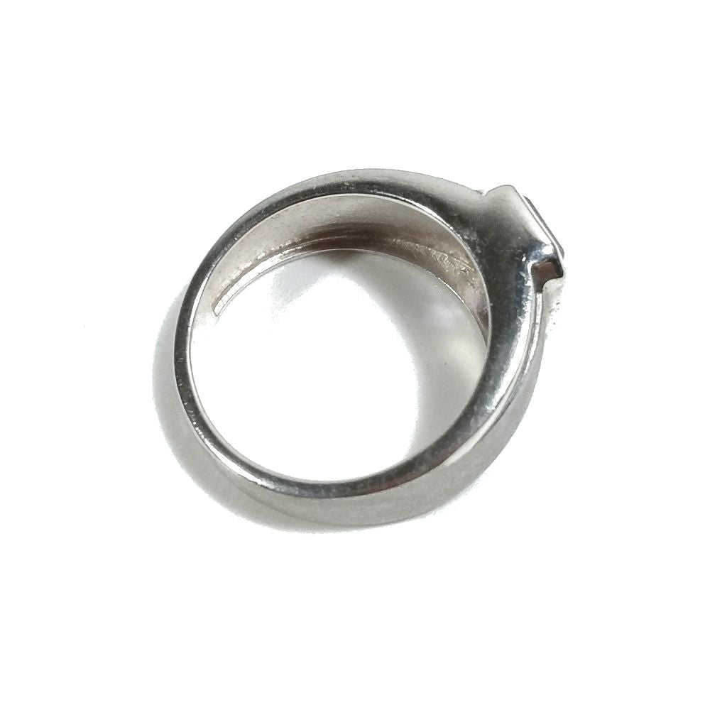 Fascia con pietra sfaccettata in argento 925 | Ametista | Gioielli contemporanei