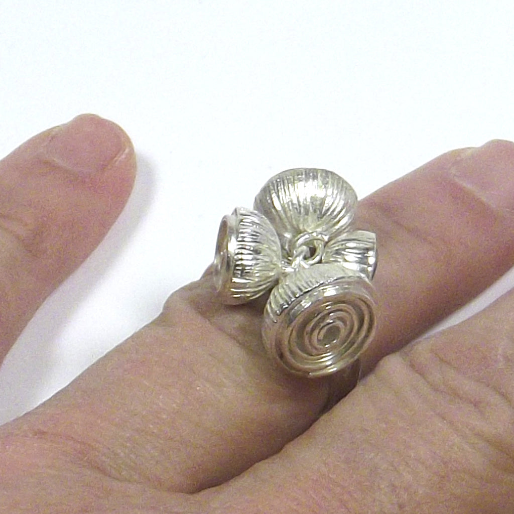 Gioiello contemporaneo | ANELLO in argento 925 - GHIANDE