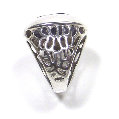 ANELLO argento con Lapislazzuli quadrato – immagine3