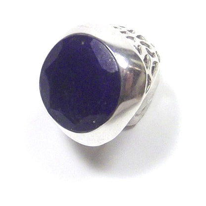 ANELLO argento con Lapislazzuli quadrato – immagine2