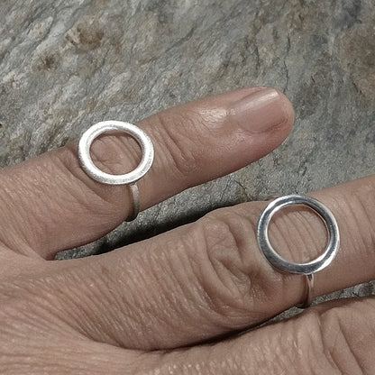 ANELLO EKTA in argento 925 ANELLO artigianale | GIOIELLI Contemporanei