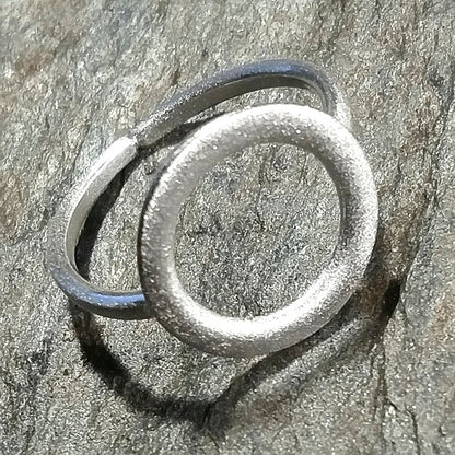 ANELLO EKTA in argento 925 ANELLO artigianale | GIOIELLI Contemporanei