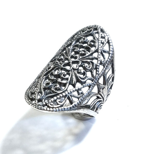 ANELLO fascia MAHIKA in argento 925 ANELLO artigianale | GIOIELLI ETNICI