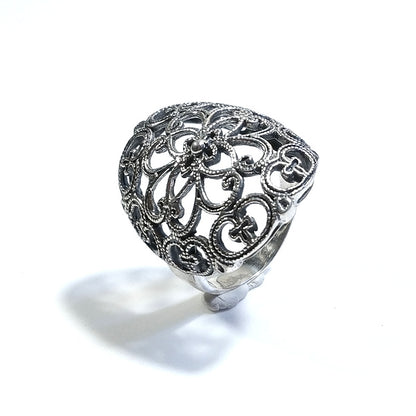 ANELLO fascia MANA in argento 925 ANELLO artigianale | GIOIELLI ETNICI