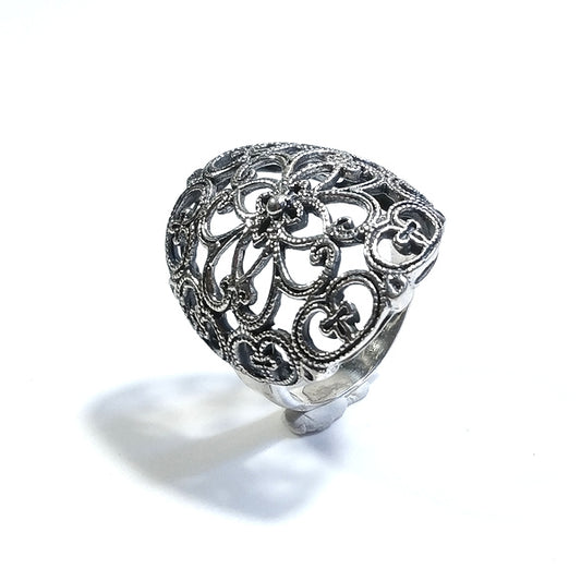 ANELLO fascia MANA in argento 925 ANELLO artigianale | GIOIELLI ETNICI