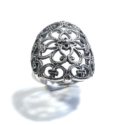 ANELLO fascia MANA in argento 925 ANELLO artigianale | GIOIELLI ETNICI