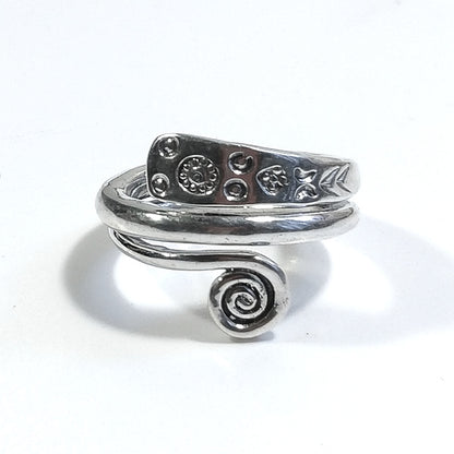 ANELLO fascia SGAW in argento 925 ANELLO artigianale | GIOIELLI ETNICI