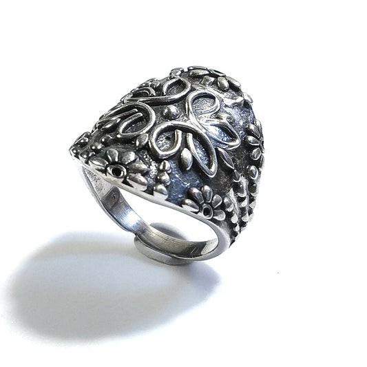 ANELLO fascia PIA in argento 925 ANELLO artigianale | GIOIELLI ETNICI
