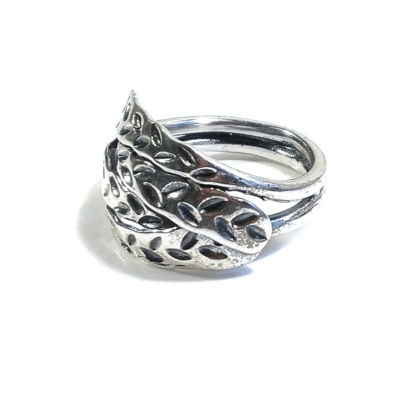 ANELLO fascia OMALA in argento 925 ANELLO artigianale – immagine4