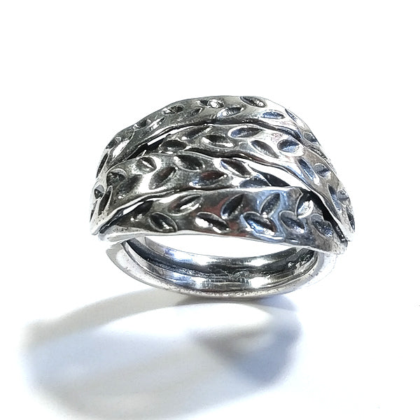 ANELLO fascia OMALA in argento 925 ANELLO artigianale – immagine2