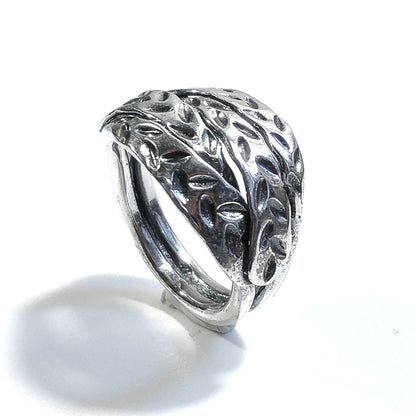 ANELLO fascia OMALA in argento 925 ANELLO artigianale – immagine1