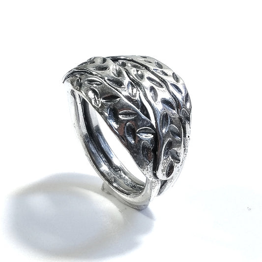 ANELLO fascia OMALA in argento 925 ANELLO artigianale – immagine1
