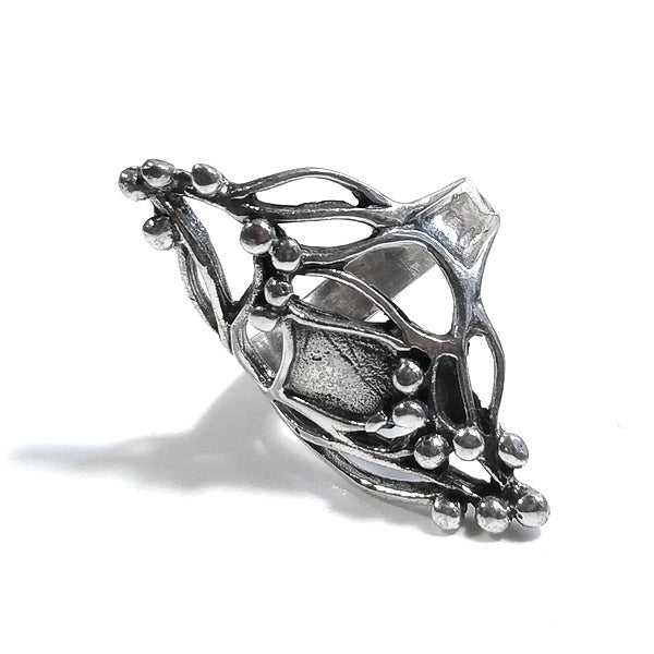 ANELLO fascia PALLAVI in argento 925 ANELLO artigianale | GIOIELLI ETNICI