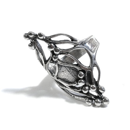 ANELLO fascia PALLAVI in argento 925 ANELLO artigianale | GIOIELLI ETNICI